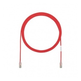 Panduit Cable Patch Cat6 UTP 28AWG, RJ-45 Macho - RJ-45 Macho, 2.1 Metros, Rojo