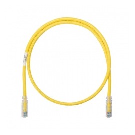 Panduit Cable Patch NetKey Cat6 UTP, RJ-45 Macho - RJ-45 Macho, 2.1 Metros, Amarillo