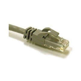 C2G Cable Patch Cat6 Snagless, RJ-45 Macho - RJ-45 Macho, 2.1 Metros, Gris