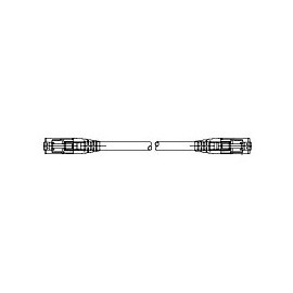 TE Connectivity Cable Patch Cat6, RJ-45 Macho - RJ-45 Macho, 3 Metros, Gris