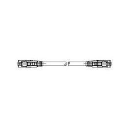 TE Connectivity Cable Patch Cat6 RJ-45 Macho - RJ-45 Macho, 1.2 Metros, Gris