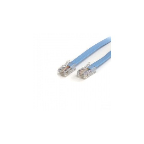 StarTech.com Cable Rollover de Consola Cisco, Ethernet RJ-45 Macho - Macho, 1.8 Metros, Azul