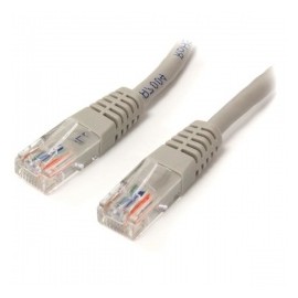 StarTech.com Cable Patch Moldeado Cat5e UTP RJ-45 Macho - RJ-45 Macho, 3 Metros, Gris