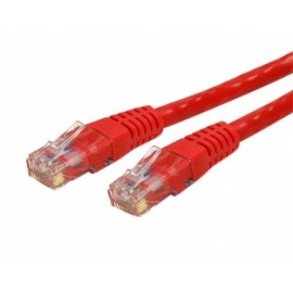 StarTech.com Cable Patch Moldeado Cat6 UTP, RJ-45 Macho - RJ-45 Macho, 90cm, Rojo