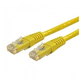 StarTech.com Cable Patch Moldeado Cat6 UTP, RJ-45 Macho - RJ-45 Macho, 90cm, Amarillo