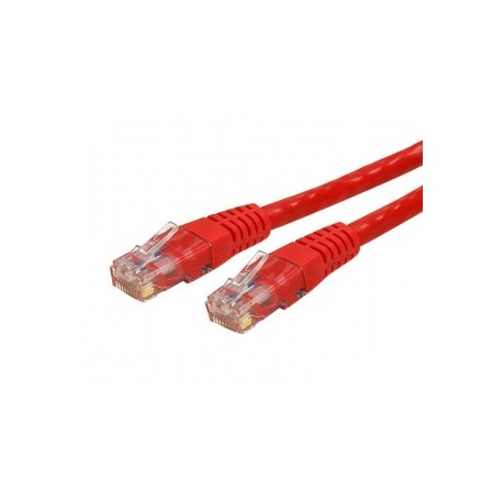 StarTech.com Cable Patch Moldeado Cat6 UTP, RJ-45 Macho - RJ-45 Macho, 15.2 Metros, Rojo