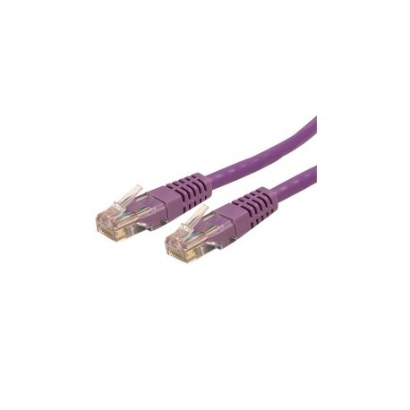 StarTech.com Cable Patch Cat6 UTP RJ-45 Macho - RJ-45 Macho, 6.1 Metros, Púrpura