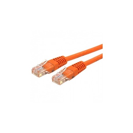 StarTech.com Cable Patch Moldeado Cat6 UTP, RJ-45 Macho - RJ-45 Macho, 7.6 Metros, Naranja