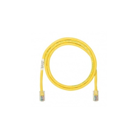 Panduit Cable Patch Cat5e UTP RJ-45 Macho - RJ-45 Macho, 2.1 Metros, Amarillo