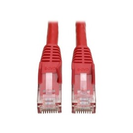 Tripp Lite Cable Patch Snagless Cat6 Gigabit RJ-45 Macho - RJ-45 Macho, 1.83 Metros, Rojo