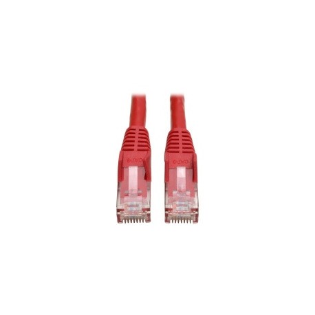 Tripp Lite Cable Patch Snagless Cat6 Gigabit RJ-45 Macho - RJ-45 Macho, 1.83 Metros, Rojo