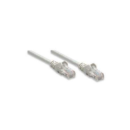 Intellinet Cable Patch Cat5e UTP CCA, RJ-45 Macho - RJ-45 Macho, 1 Metro, Gris