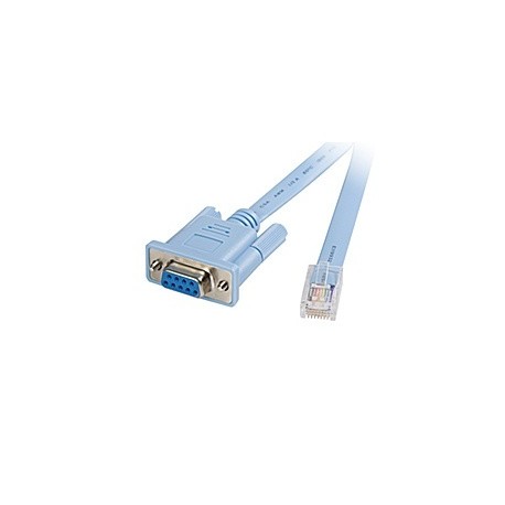 Cisco Cable Patch RJ45 - DB9F, 1.8 Metros, Gris
