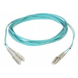 Commscope Cable Fibra Óptica 2x LC Macho - 2x SC Macho, 3 Metros, Aqua