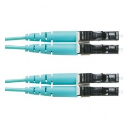 Panduit Cable Fibra Óptica OM3 2x LC Macho - 2x LC Macho, 15 Metros, Azul