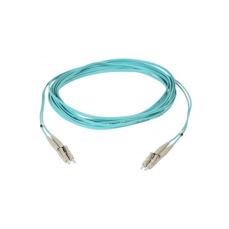 CommScope Cable Fibra Óptica OM3 LC Macho - LC Macho, 3 Metros, Aqua