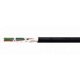 Superior Essex Cable Fibra Óptica OM3 de 12 Hilos Multimodo, 50/125, Negro