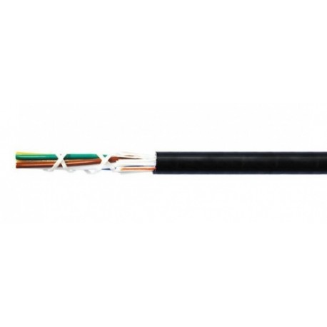 Superior Essex Cable Fibra Óptica OM3 de 12 Hilos Multimodo, 50/125, Negro