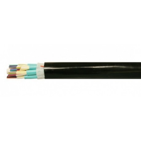 Superior Essex Cable Fibra Óptica OS2 de 6 Fibras, Monomodo, 50/125, Negro