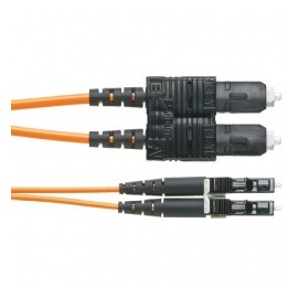 Panduit Cable Fibra Óptica OM2 LC Macho - SC Macho, 2 Metros, Naranja