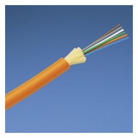 Panduit Cable de Distribución de 6 fibras OM2, 50/125, Multimodo, Clasificado OFNR