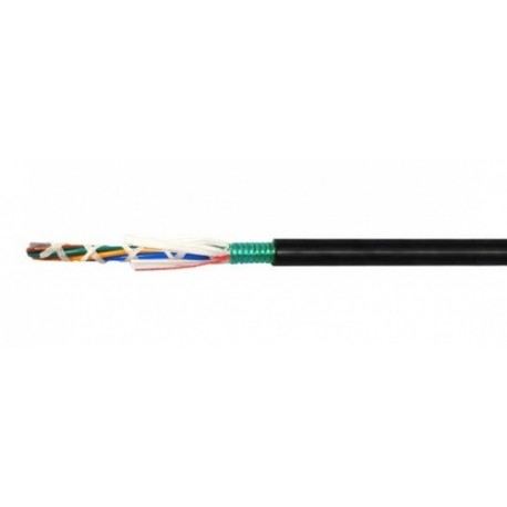 Superior Essex Cable Fibra Óptica OM3 Exterior 6 Hilos, Multimodo, 50/125, Negro