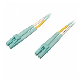 Tripp Lite Cable Fibra Óptica OM4 LC Macho - LC Macho, 3 Metros, Aqua