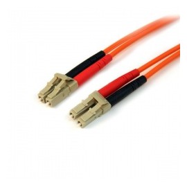 StarTech.com Cable Fibra Óptica OM2 LC Macho - LC Macho, 5 Metros, Naranja