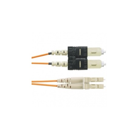 Panduit Cable de Fibra Óptica OFNR SC Macho - LC Macho, 3 Metros, Naranja