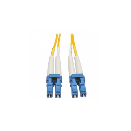 Tripp Lite Cable de Fibra Óptica OFNR LC Macho - LC Macho, 3 Metros, Amarillo