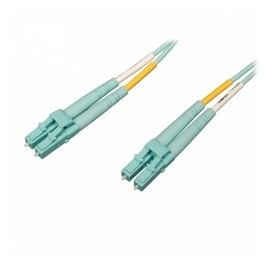 Tripp Lite Cable Fibra Óptica OM4 LSZH LC Macho - LC Macho, 1 Metro, Aqua