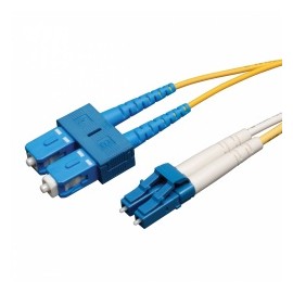 Tripp Lite Cable Fibra Óptica Duplex LC Macho - 2x SC Macho, 5 Metros, Amarillo