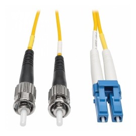 Tripp Lite Cable Fibra Óptica Duplex LC Macho - ST Macho, 3 Metros, Amarillo