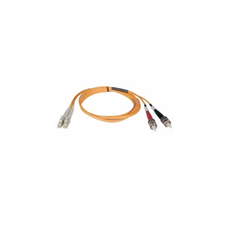 Tripp LIte Cable Fibra Óptica Duplex LC Macho - ST Macho, 62,5/125, 10 Metros, Naranja