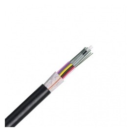 Panduit Cable Trenzado para Exteriores de Planta de 12 Fibras OM3, 50/125, 10 Gbit/s, Multimodo, sin Clasificación, 30cm, Negro