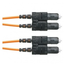 Panduit Cable Fibra Óptica Duplex SC Macho - SC Macho, 50/125, 1 Metro, Amarillo