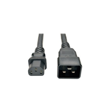 Tripp Lite Cable de Poder C13 Acoplador Macho - C20 Acoplador Hembra, 2.13 Metros, Negro