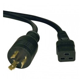 Tripp Lite Cable de Poder para PUD/UPS C19 Coupler Macho - NEMA L6-20P Hembra, 3.05 Metros, Negro