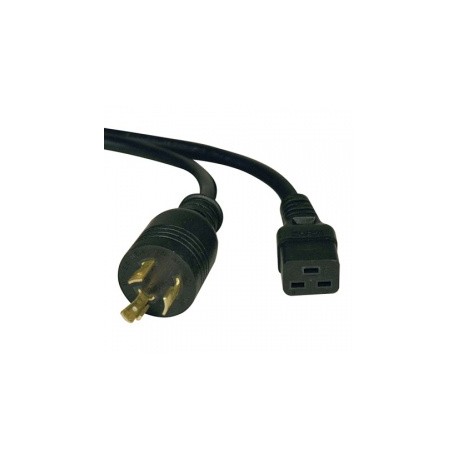 Tripp Lite Cable de Poder para PUD/UPS C19 Coupler Macho - NEMA L6-20P Hembra, 3.05 Metros, Negro