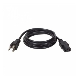 Tripp Lite Cable de Poder NEMA 5-15P Macho - C13 coupler Hembra, 1.83 Metros, Negro