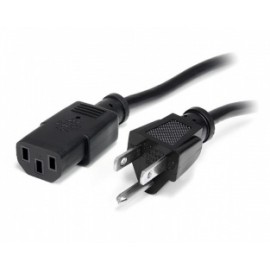 StarTech.com Cable de Poder C13 Coupler - NEMA 5-15P, 6.1 Metros, Negro