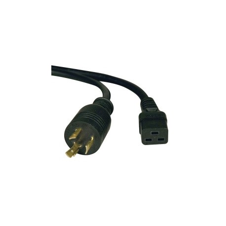 Tripp Lite Cable de Poder C19 Coupler - NEMA L6-20P, 4.3 Metros, Negro