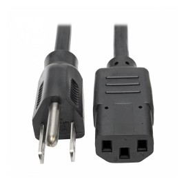 Tripp Lite Cable de Poder NEMA 5-15P - IEC-320-C13, 30.48cm, Negro