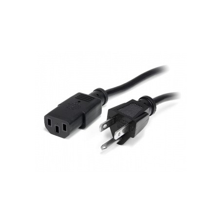 StarTech.com Cable de Poder NEMA 5-15P - C13 Coupler, 90cm, Negro