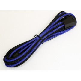 Aerocool Cable de Poder 8-pin Macho - 8-pin Hembra, 45cm, Azul