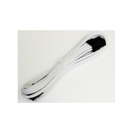 Aerocool Cable de Poder 8-pin Macho - 8-pin Hembra, 40cm, Blanco