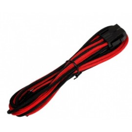 Aerocool Cable de Poder 8-pin CPU Macho - 8-pin CPU Hembra, 45cm, Rojo