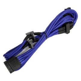 Aerocool Cable de Poder Molex (4-pin) Macho - SATA Hembra, 80cm, Azul