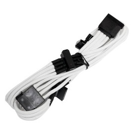Aerocool Cable de Poder Molex (4-pin) Macho - SATA Hembra, 80cm, Blanco