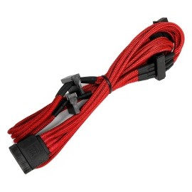 Aerocool Cable de Poder Molex (4-pin) Macho - SATA Hembra, 80cm, Rojo